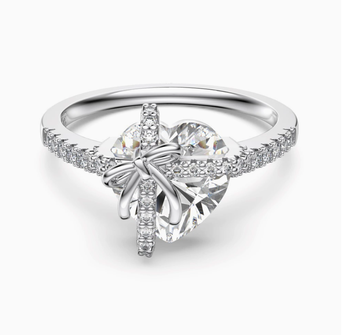 Aurora Heart Bow Ring -camillaboutiqueshop