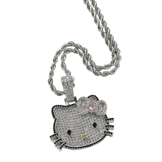 Big Blinged out HK Necklace