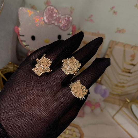 HK AK Gold Filled Ring