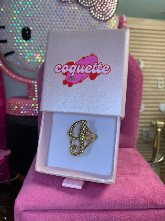 Cursive Initial Ring