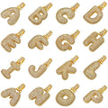 Pavé Bubble Initial Necklace - camillaboutiqueshop