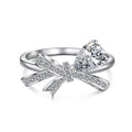 Sterling Silver Bow Ring - camillaboutiqueshop