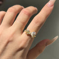 Sterling Silver Bow Ring - camillaboutiqueshop